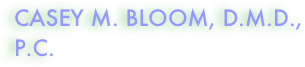 Casey M. Bloom, D.M.D., P.C.
